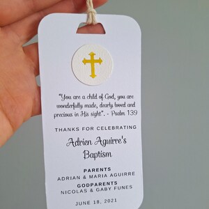 Baptism favor cards, Baptism favors, Baptism cards, Baptism memories, Baptism cards, Christening/First Communion bookmarks/tags zdjęcie 3