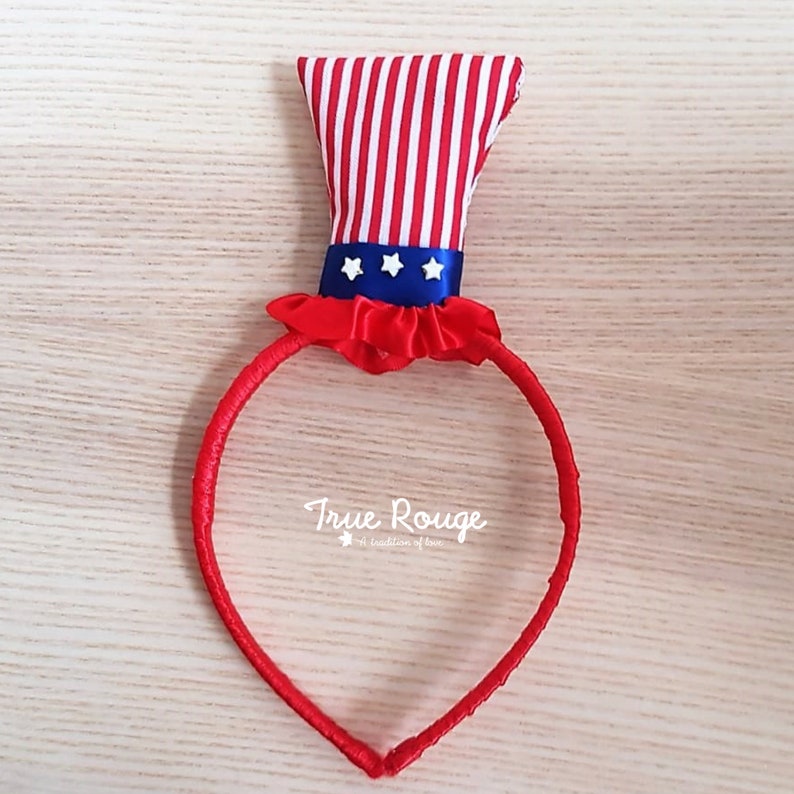 Patriotic Day Hat Headband USA