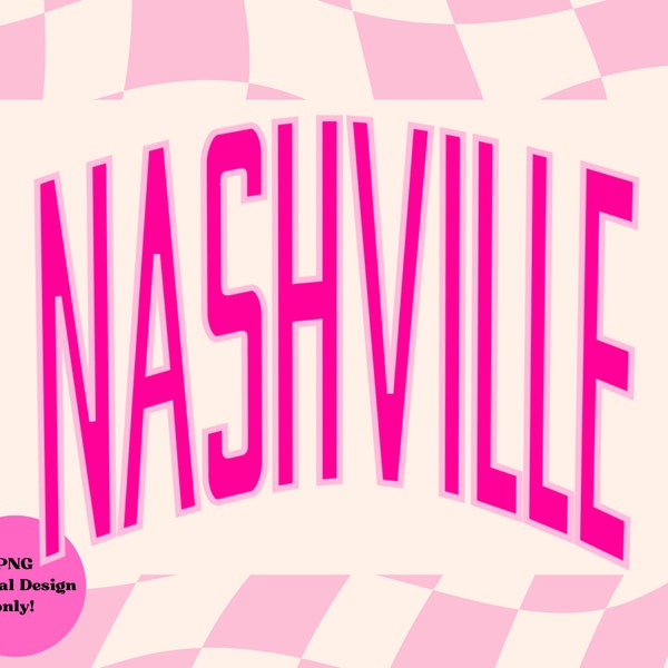 Nashville png, Nash png, preppy Nash png, Nashville state digital download, pink Nashville png, preppy Nash png, Nashville coquette