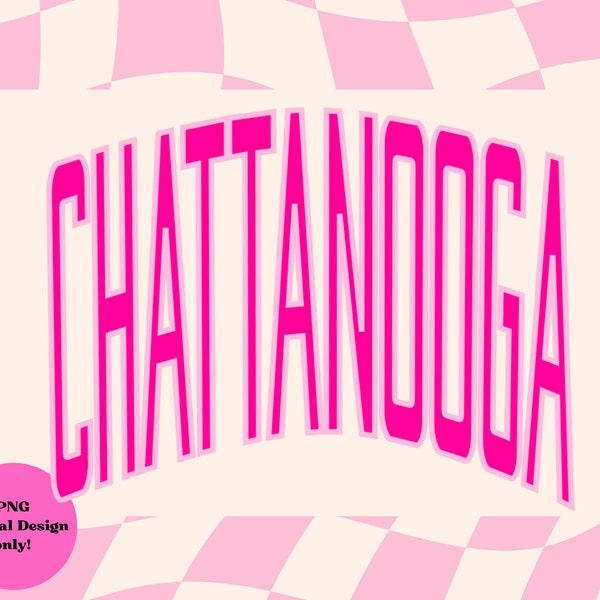 Chattanooga png, Chat png, preppy Chattanooga png, Chat state digital download, pink Chattanooga png, preppy Chat png, Chattanooga coquette