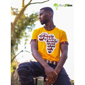 Tee shirt avec pagne store