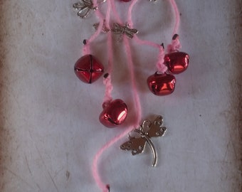 Witch bells, protection charm, door bells, butterfly bells, dragonfly bells