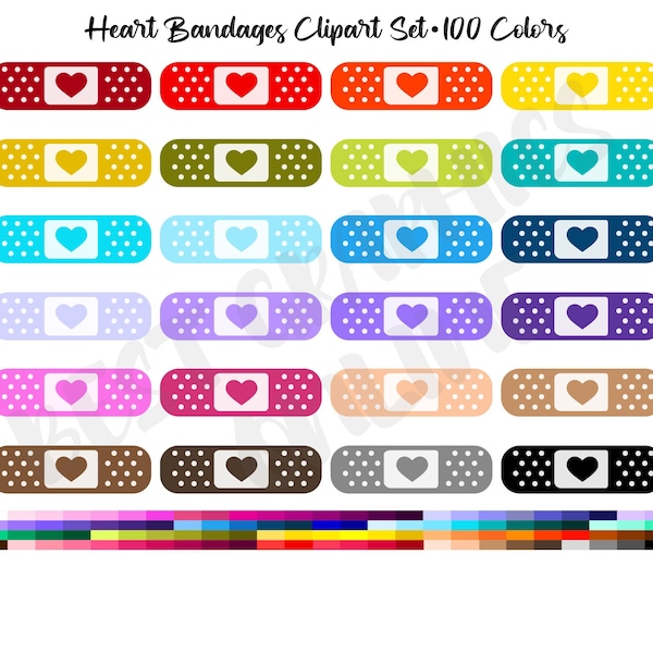 Pansement cardiaque PNG, Clipart de premiers soins, Clipart de bandages d’amour, Ensemble d’images clipart png, Stickers de planificateur de pansements clipart, Ensemble de cliparts de bandages de cœur