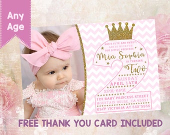 2nd birthday invite etsy