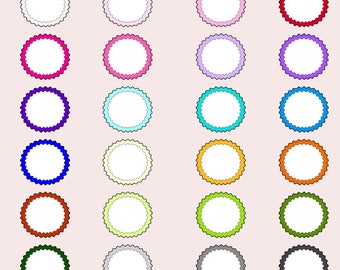 Tiny prints circle name labels