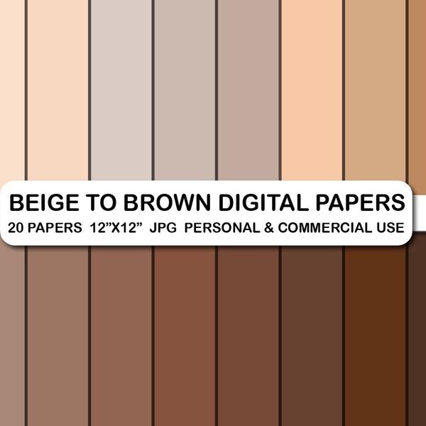 Brown Digital Papers Etsy
