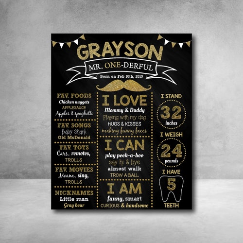 Mr. Onederful Welcome Sign Onederful Sign Printable - Etsy