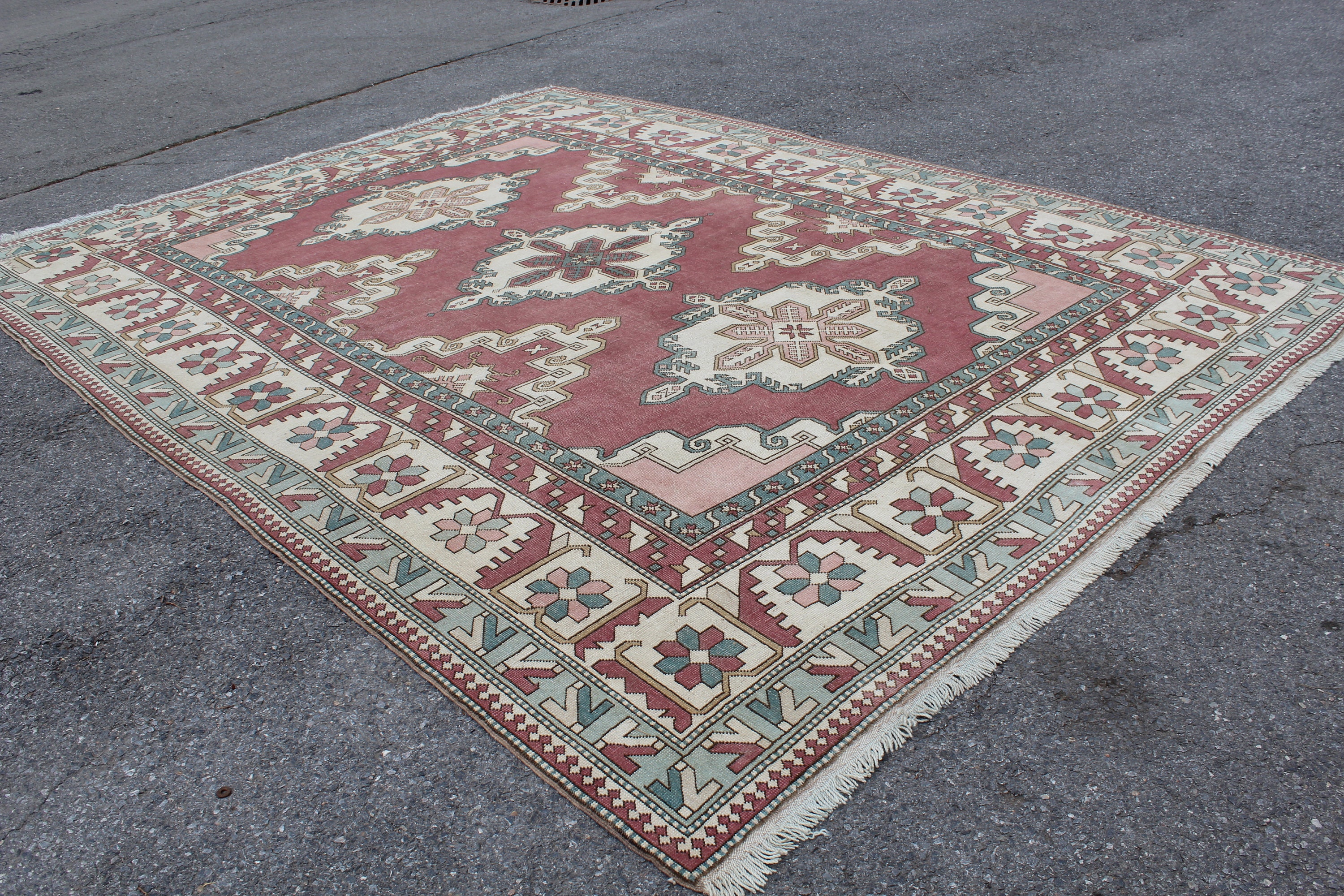 12x10 Oversize Turkish Rug Vintage Handmade Oushak Area Rug Etsy