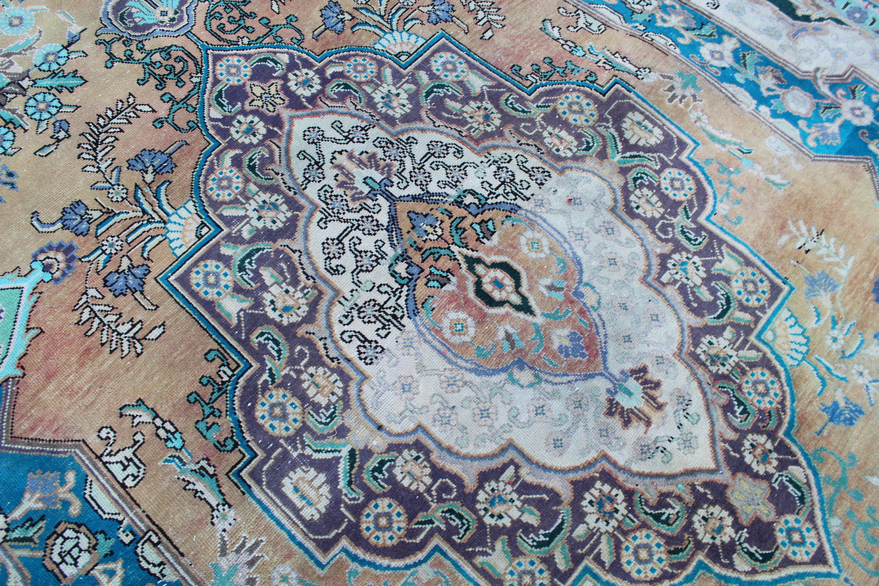 13x9 Turkish Oversize Rug Vintage Handmade Office Area Rug Etsy