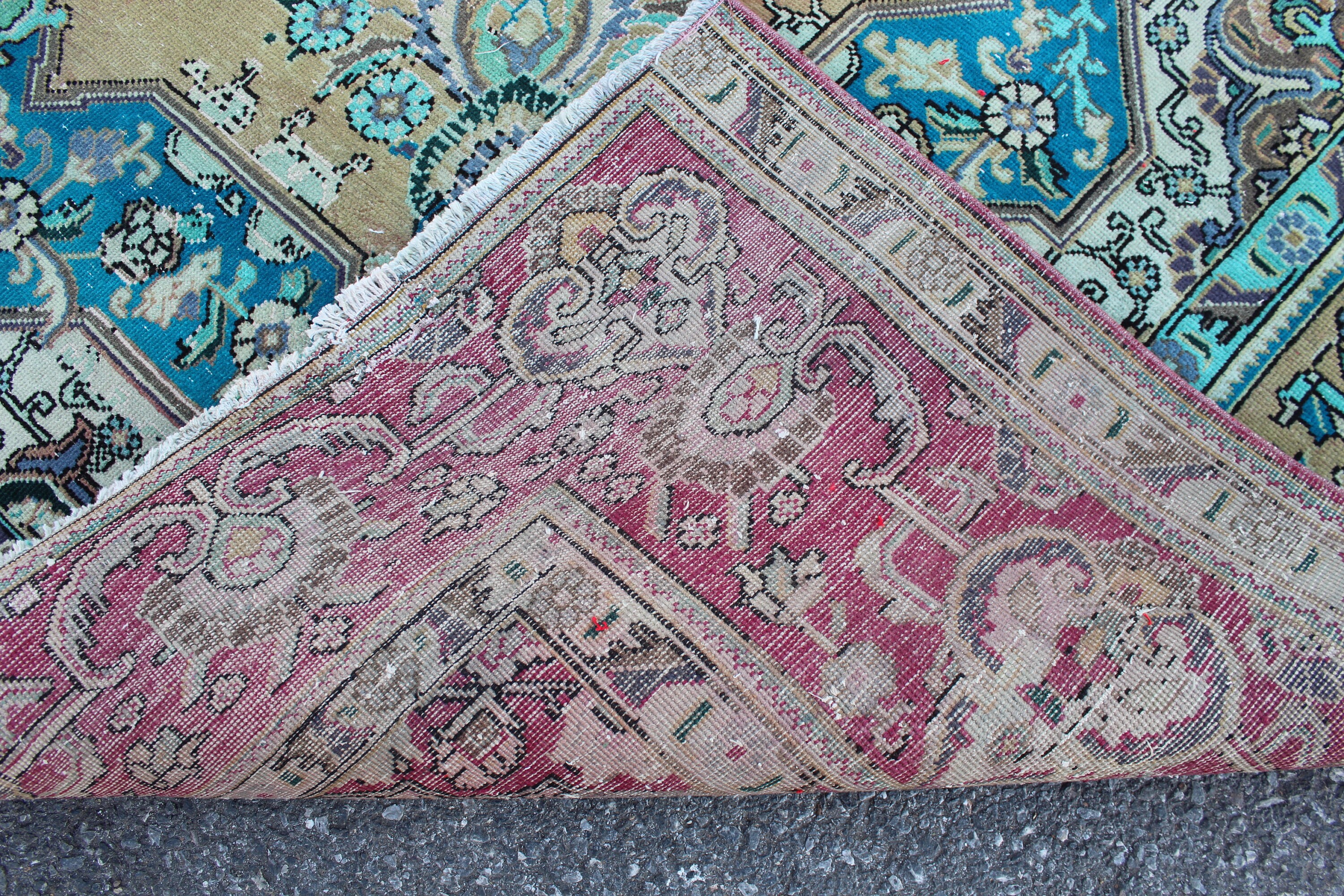 13x9 Turkish Oversize Rug Vintage Handmade Office Area Rug Etsy