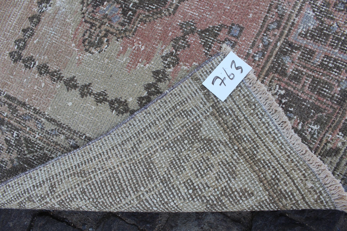 Turkish Runner Vintage Rug Handmade Rug Hall Runner Office Etsy