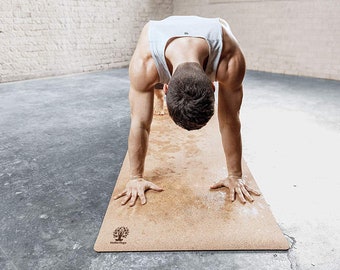 Grand Cork Yoga Mat | Extra Long, Non-Slip and Natural