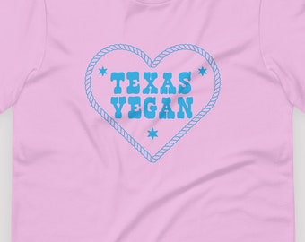 Camiseta vegana unisex de Texas / Bonita camiseta vegana