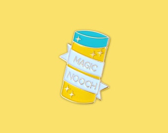 Nooch Soft Enamel Pin | Nutritional Yeast | Vegan | Animal Rights