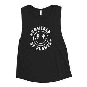 Powered By Plants Women&#39;s Muscle Tank | Vegan Shirt