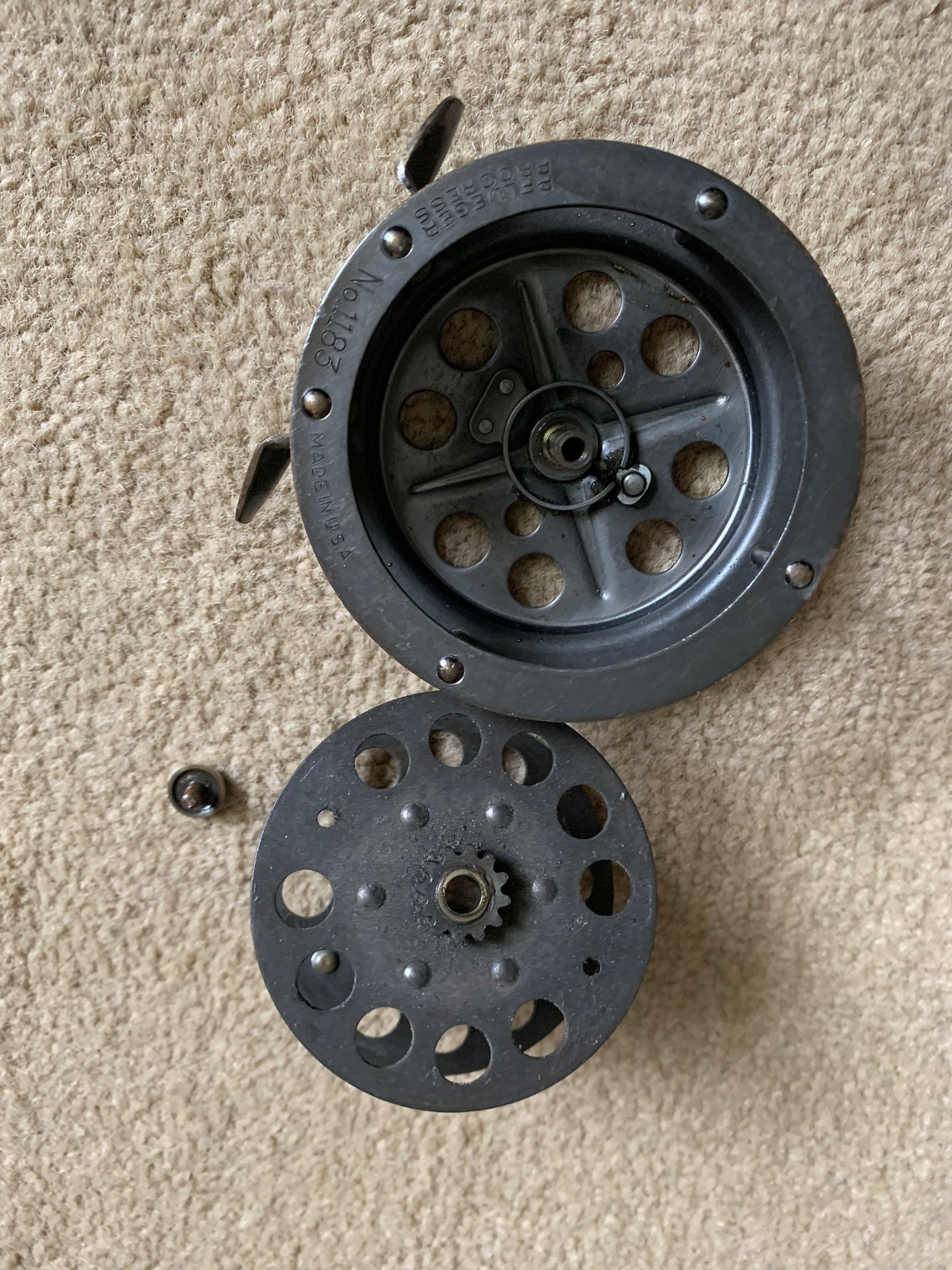 Vintage All Brass Pflueger Progress No. 1183 Fly Fishing Reel Etsy