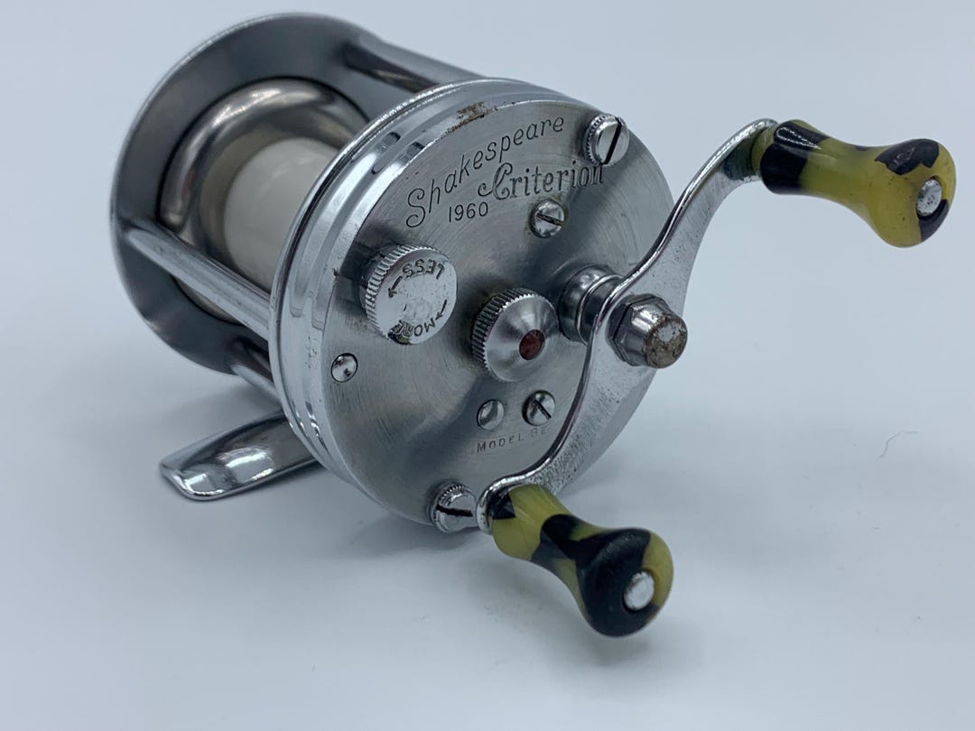 Vintage Shakespeare Criterion 1960 Fishing Reel - Model GE - USA (G 7