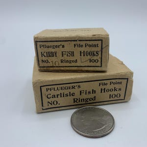 Sold Price: Vintage Pflueger Fish Hooks - February 2, 0119 7:00 PM EST