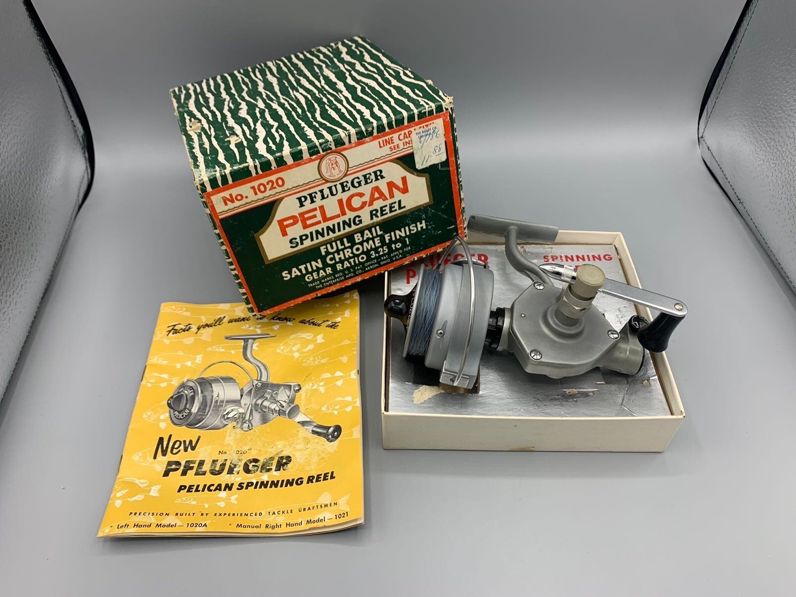Catalogue Pflueger 1962 N°198 + Manuel Moulinet Pelican N°1020 - Vintage USA - Occasion
