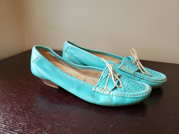 aqua loafers