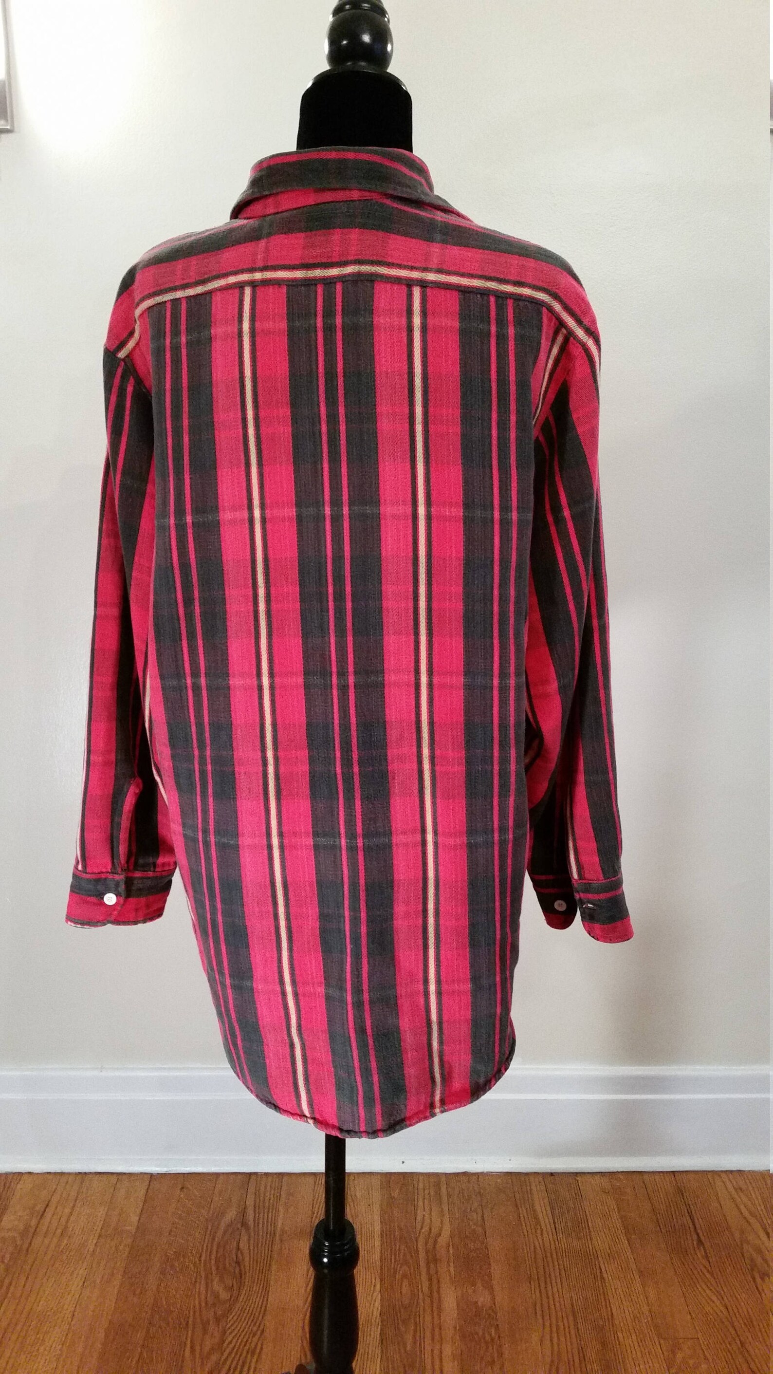 Lumberjack shirt red plaid shirt plaid button up red flannel | Etsy