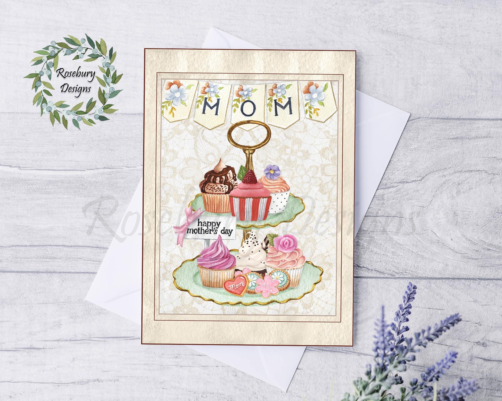 Printable Mother's Day Card. Instant download. 5 x Etsy