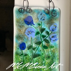 Blue Flowers Suncatcher