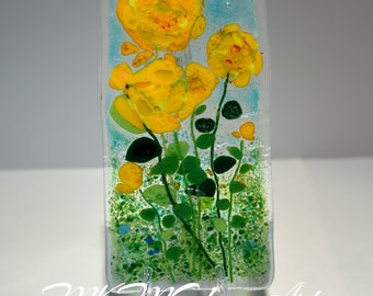 Yellow Roses 2 Suncatcher