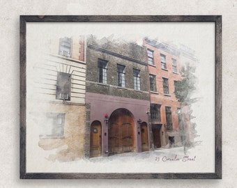 Cornelia Street Watercolor Print: Taylor Swift Fan Art (Digital Download)