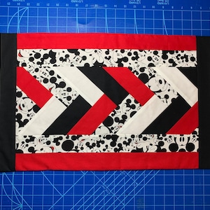 Mickey Mouse small table runner. Table topper. Free shipping
