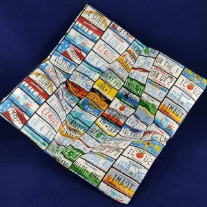 License Plate Insulated Bowl Cozies