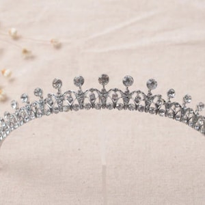 Rhinestone, Crystal, CZ tiara, head piece,wedding bridal jewelry costume pageant quinceanera flower girl