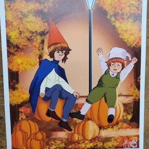 Clearance || Over the Garden Wall 10 x 12 Print || Greg and Wirt