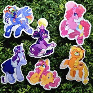 Mane Six | MLP 3 &quot; Stickers