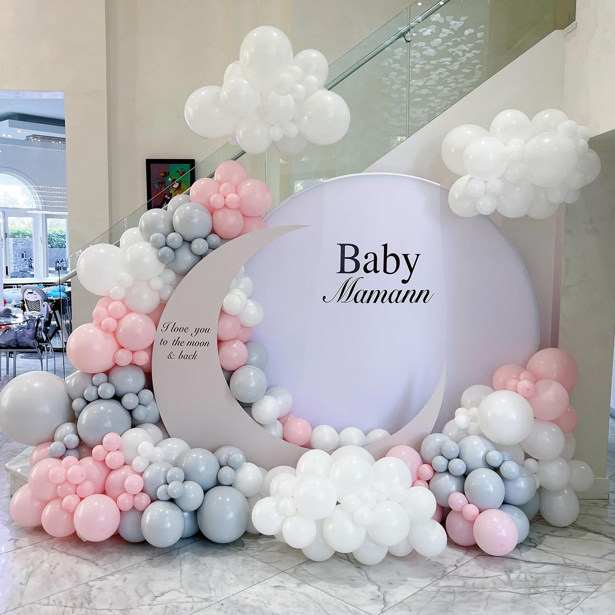 143Pcs Gender Reveal Balloon Arch Kit Baby Shower Party Decoration - View #12