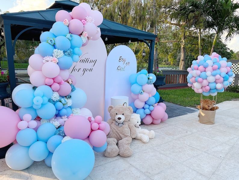 Balloon Kit, Gender Reveal balloons, Baby shower, Balloon garland, Gender Reveal, Balloon Kit, Blue balloons, Pink Balloons