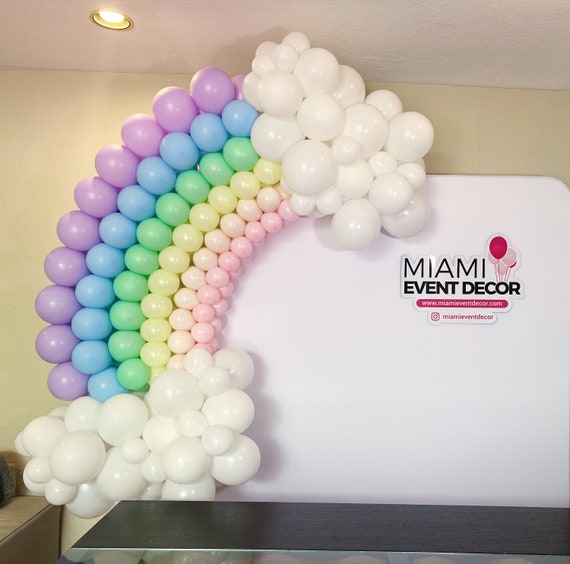 16-Foot DIY Pastel Rainbow Balloon Arch and Garland Kit — Shimmer