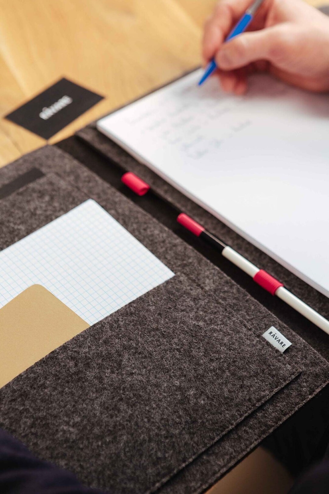 Cartellina Portablocco A4 Con Blocco E Penna - Organizer Elegante Per Ufficio, Riunioni E Conferenze - Foto 2