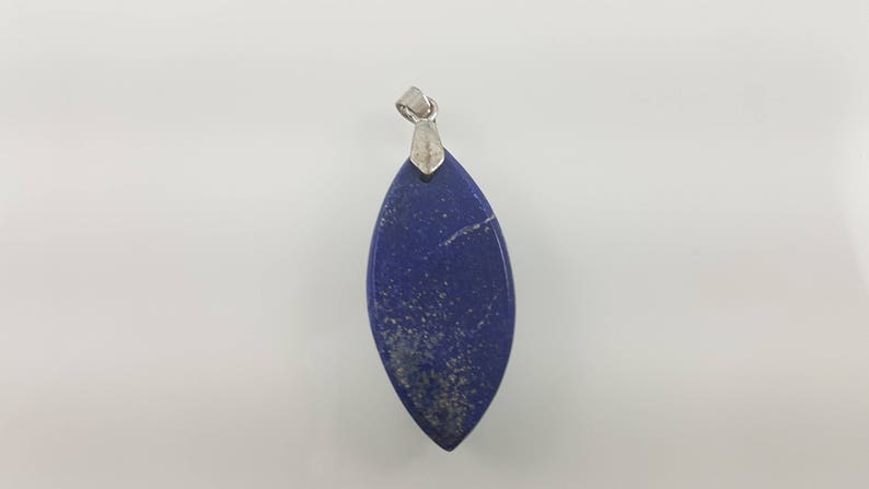 Lapis Lazuli Leaf Pendant Afghanistan