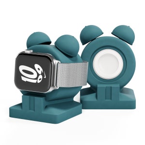 Charging Station for Apple Watch, Desk Organizer & Accessories for Home and Office, Cute Watch Holder Support Nightstand Mode