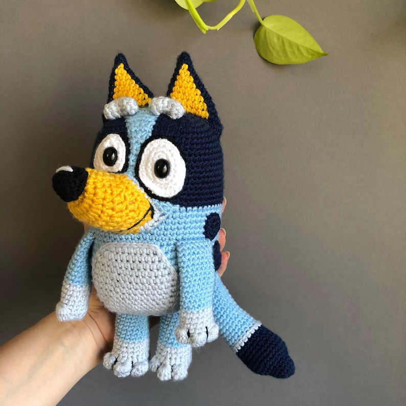 Blue Heeler PUPPY crochet pattern blue Australian cattle dog Etsy