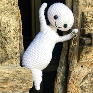 Pdf Little GHOST crochet pattern, amigurumi digital crochet tutorial, easy crochet pattern, DIY crochet gift, Birthday present