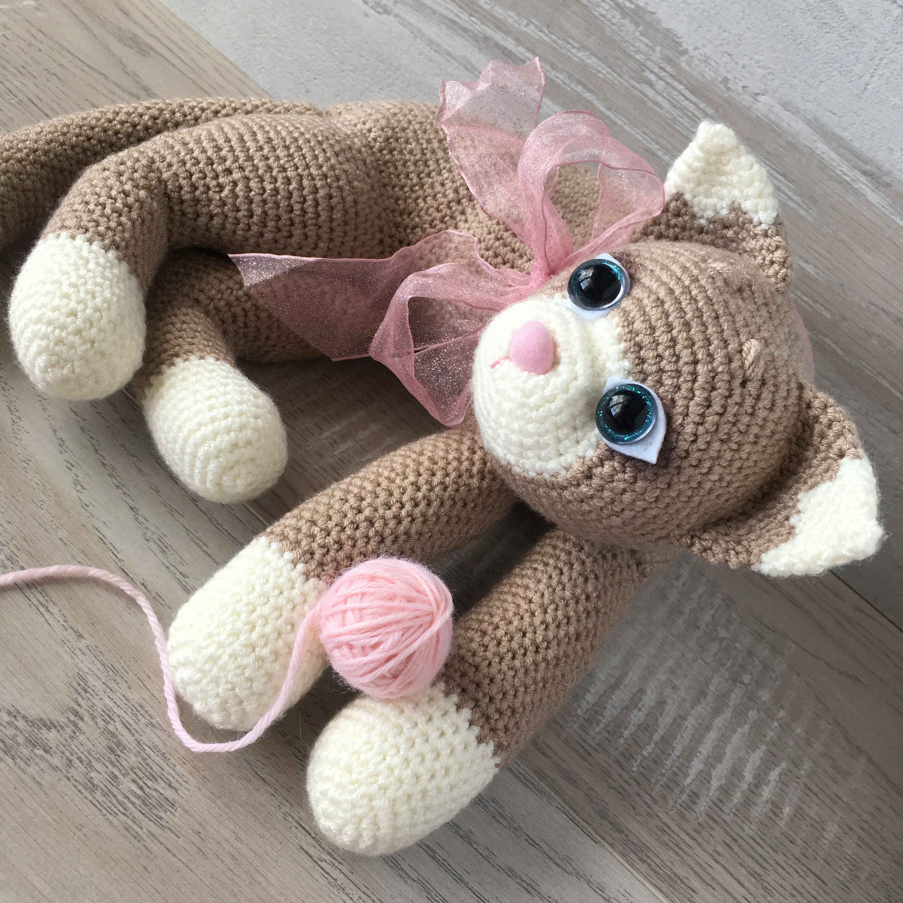 PDF of Curled up CAT Crochet Pattern of Soft Toy Crochet - Etsy UK