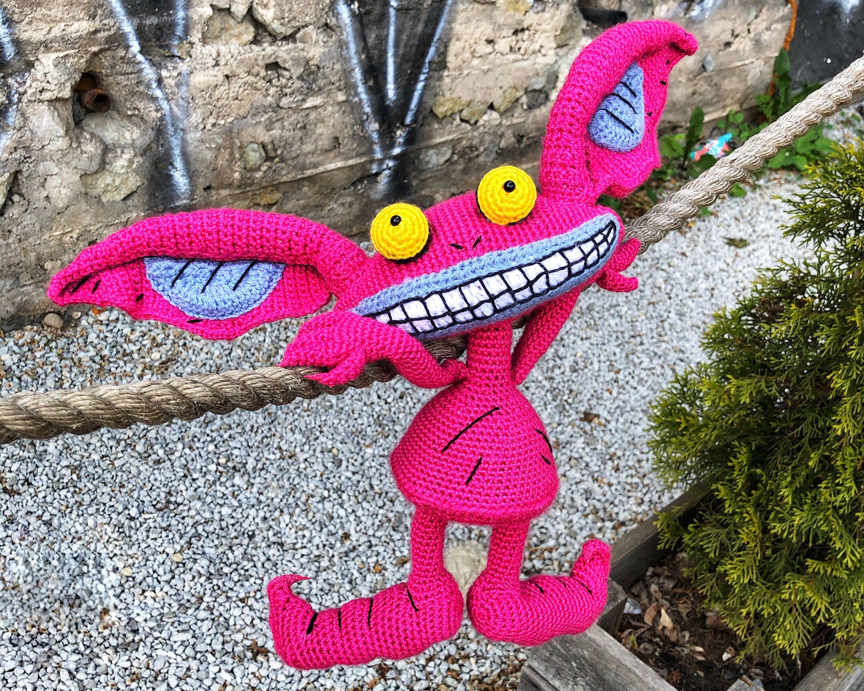 Pdf ICKIS Crochet Pattern, Real Monsters, 90th Kids, Monster