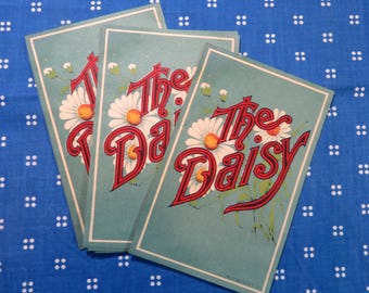 Vintage Broom Labels: "The Daisy" set of 10