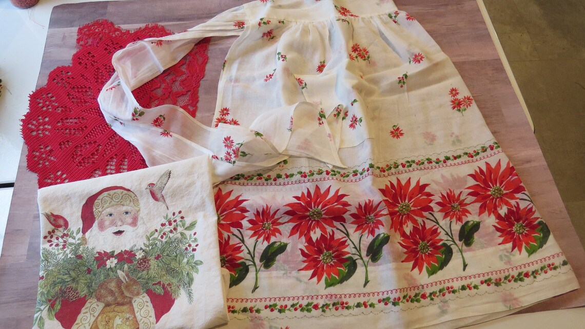 Christmas Apron and More | Etsy