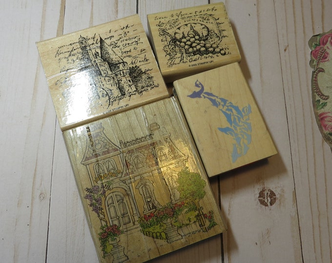 Used Rubber Stamps Etsy