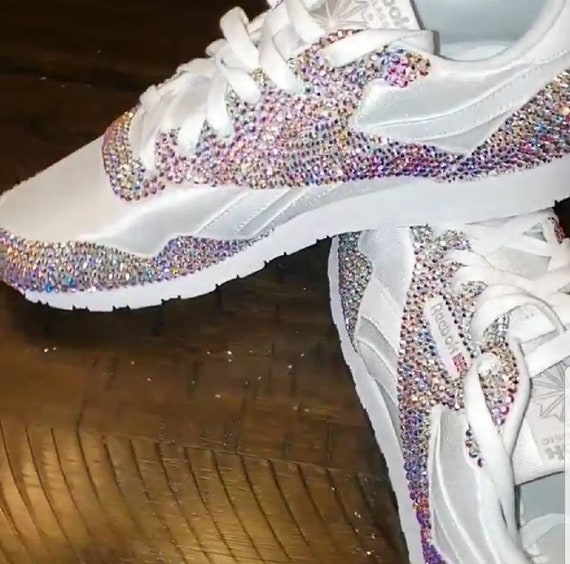 blinged out reebok classics