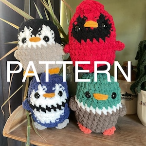 CROCHET PATTERN | For the Birbs Crochet Pattern | Crochet Pattern | Amigurumi Pattern | Crochet | Digital File Only | Pattern | Crochet Bird