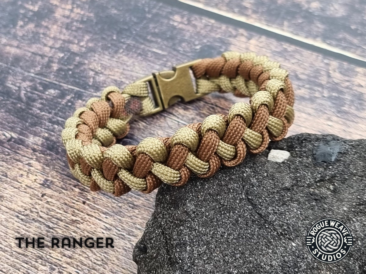 Zipper Sinnet Paracord Bracelet W/ Metal Buckle - Etsy